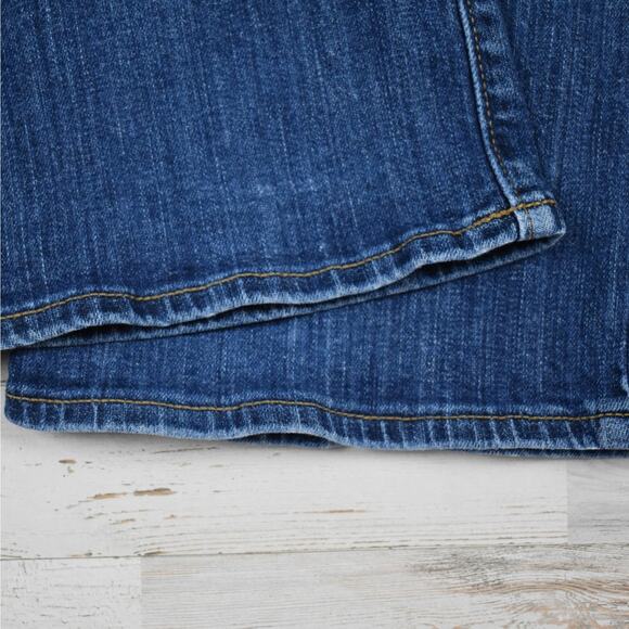 Y2K vintage Old Navy low rise diva style denim blue jeans women's 12 tall/long - Picture 7 of 7